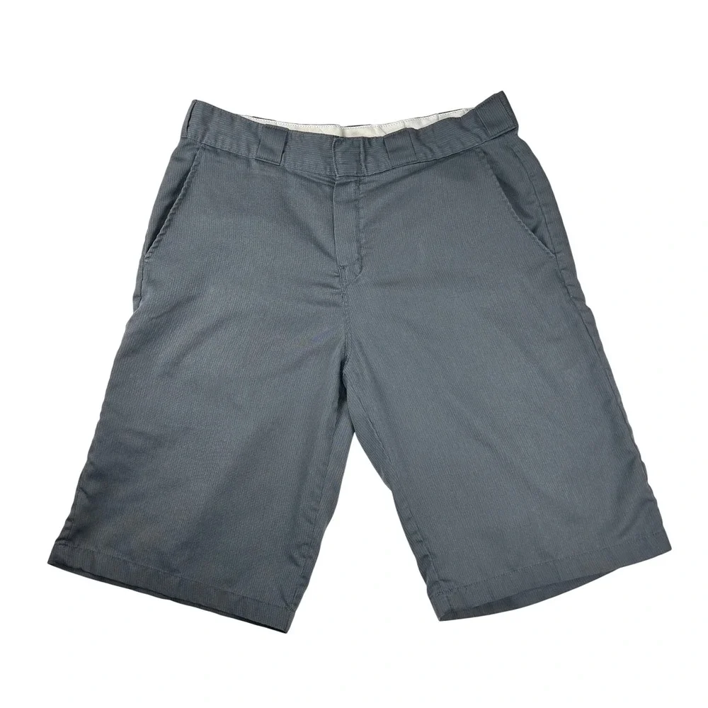 Dickies Regular Fit Work Shorts Charcoal‎ Gray Mens 34 WR981CH Twill Flat Front